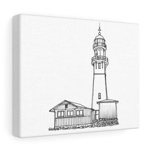 Diamond Head Lighthouse-Canvas Gallery Wraps