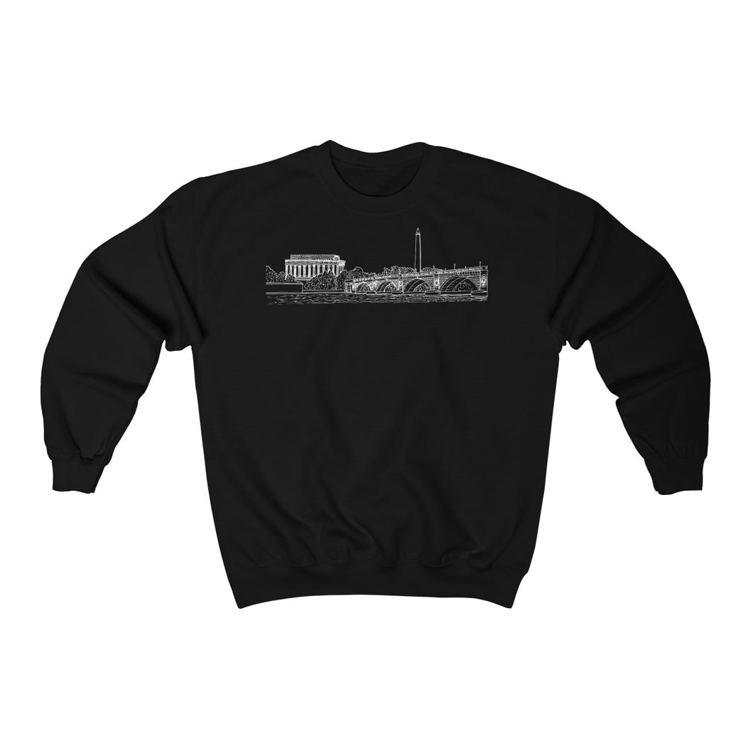 Arlington Memorial Bridge - Unisex Heavy Blend™ Crewneck Sweatshirt