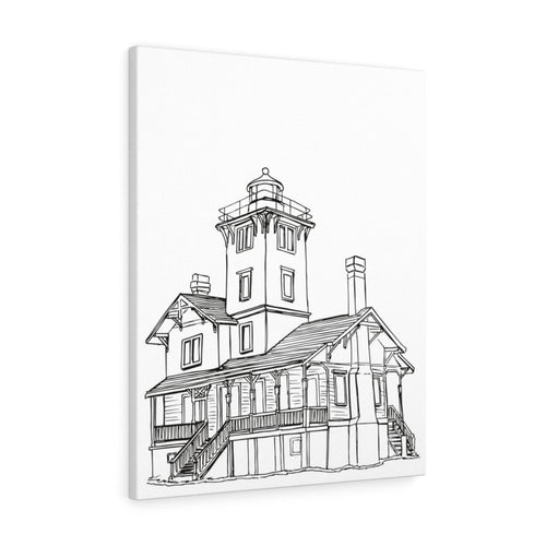 Hereford Inlet Light-Canvas Gallery Wraps
