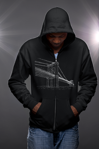 Brooklyn Bridge - Unisex Heavy Blend™ Full Zip Hooded Sweatshirt