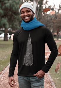 Chrysler Building-Unisex Jersey Long Sleeve Tee