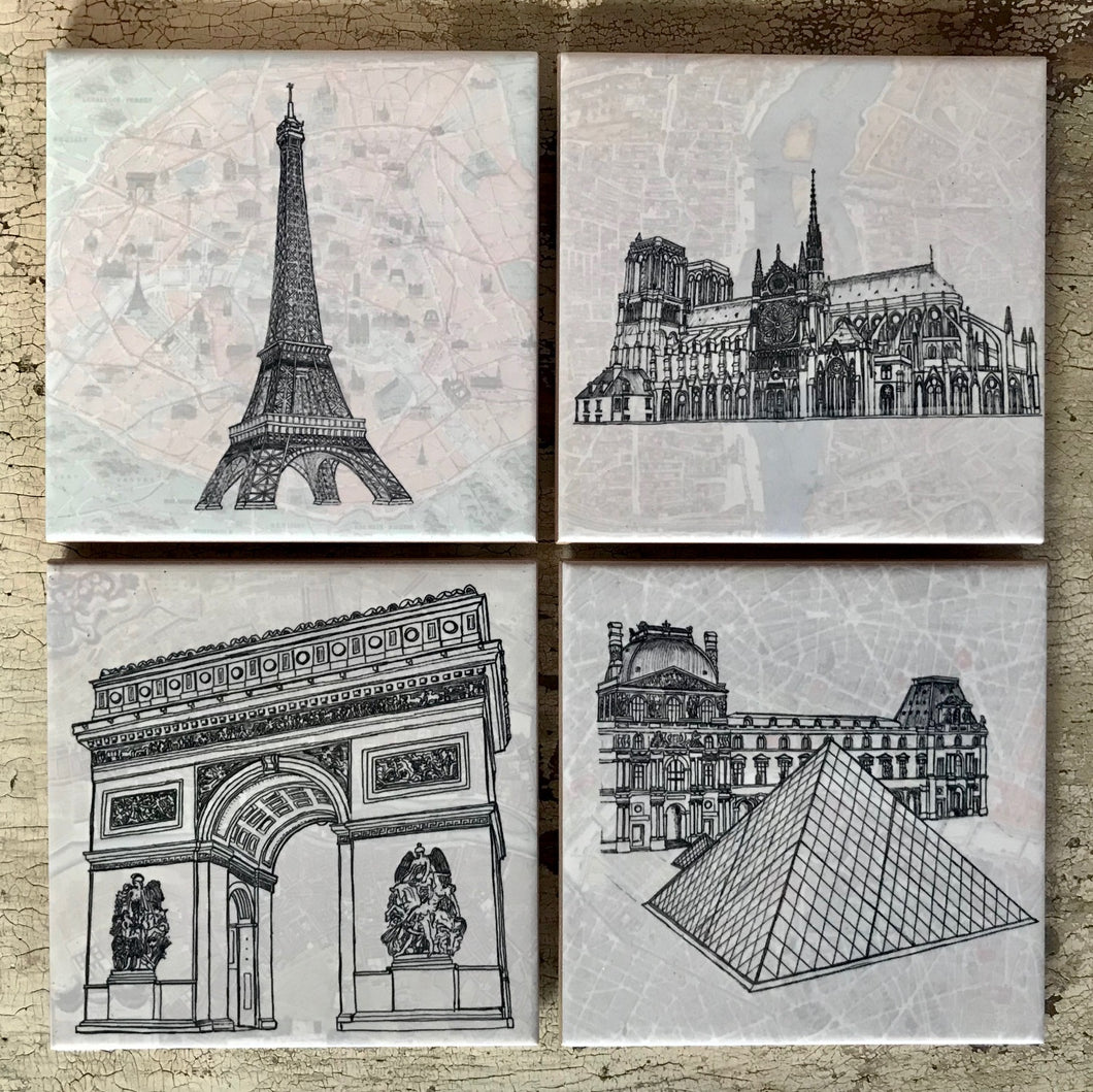 Paris Coaster Set