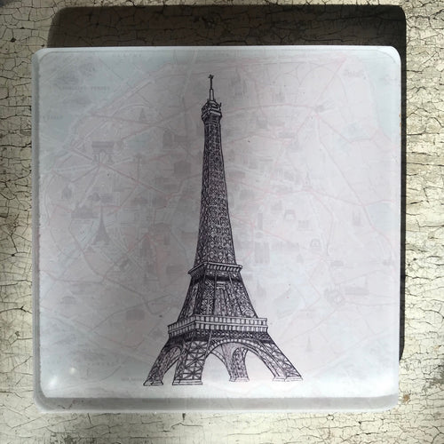 Eiffel Tower - Glass Coaster