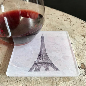 Eiffel Tower - Glass Coaster