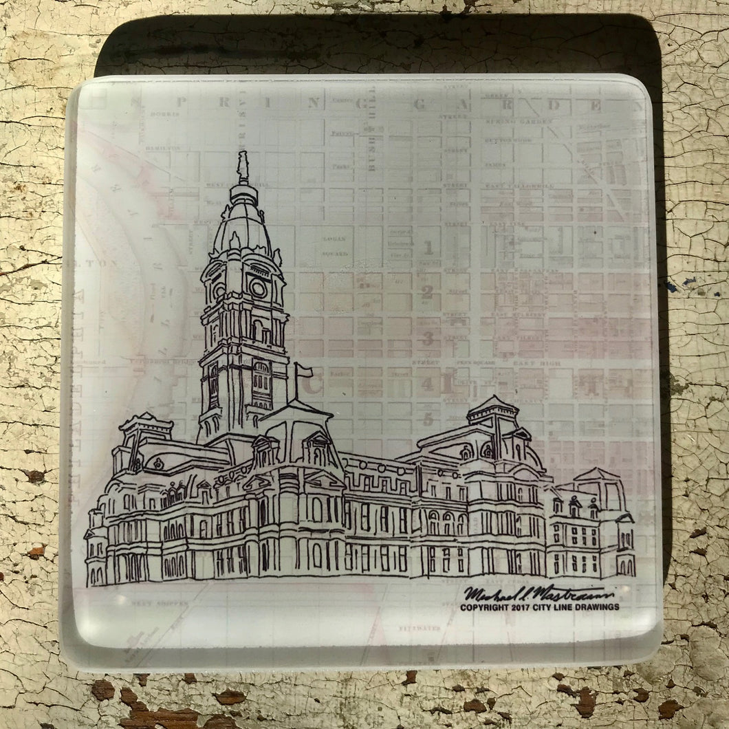 City Hall - Glass Coaster