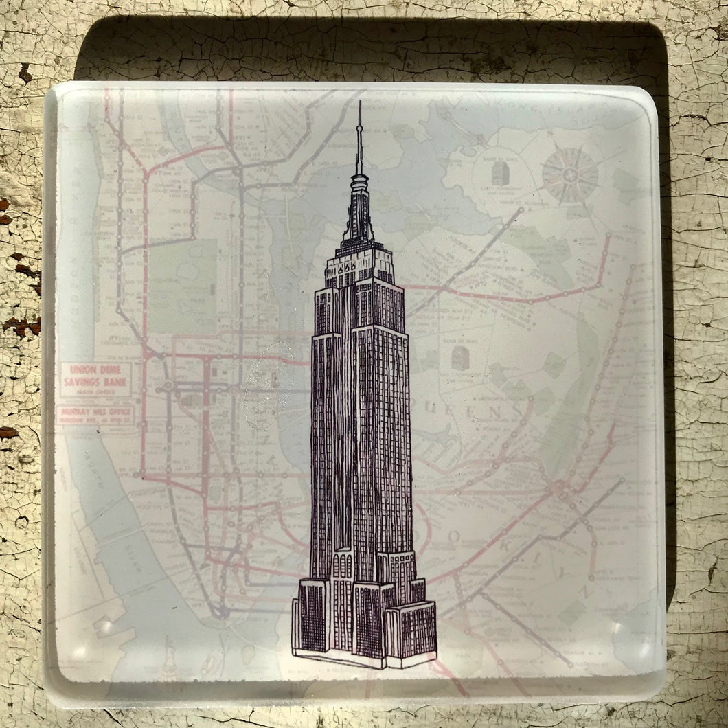 Empire State Building - Glass Coaster