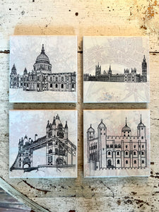 London Coaster Set