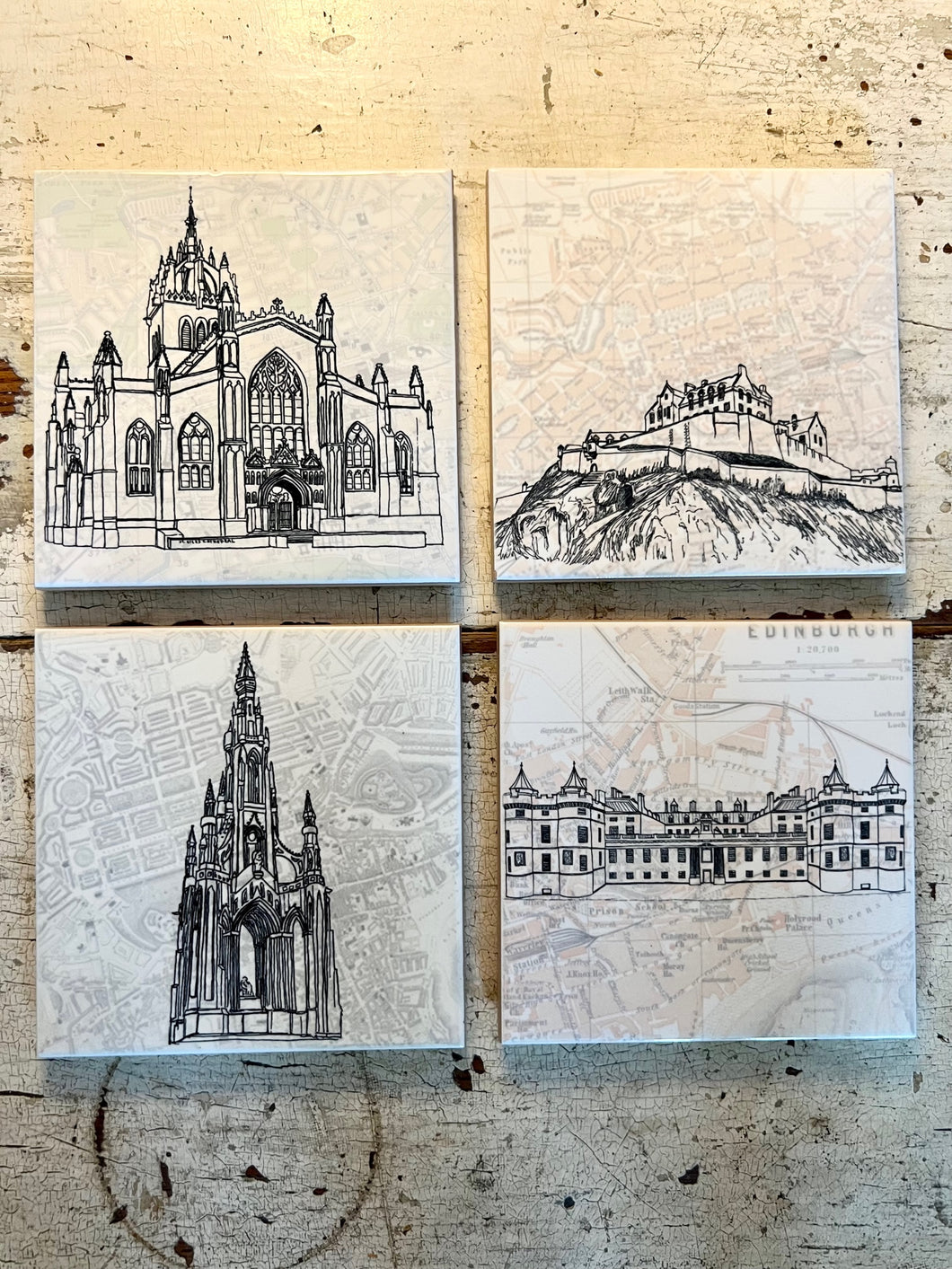 Edinburgh Coaster Set