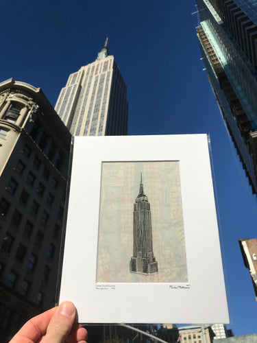 Empire State Building 8x10 Print