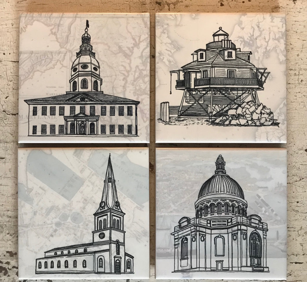 Annapolis Coaster Set