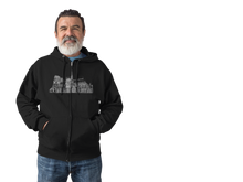Load image into Gallery viewer, Notre Dame Cathedral - Unisex Heavy Blend™ Full Zip Hooded Sweatshirt
