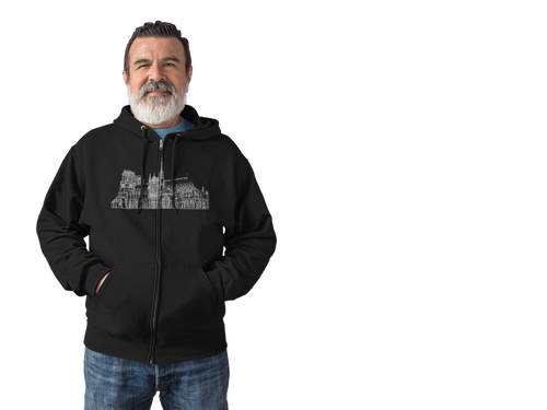 Notre Dame Cathedral - Unisex Heavy Blend™ Full Zip Hooded Sweatshirt