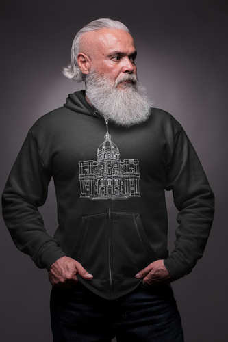 Panteao Nacional - Unisex Heavy Blend™ Full Zip Hooded Sweatshirt