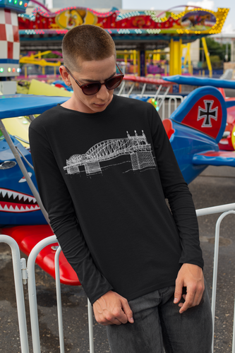 Smithfield Street Bridge - Unisex Jersey Long Sleeve Tee