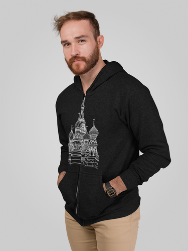 St. Basil's Cathedral - Unisex Heavy Blend™ Full Zip Hooded Sweatshirt