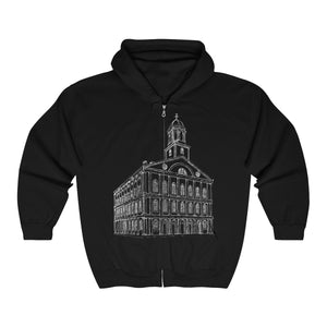 Faneuil Hall - Unisex Heavy Blend™ Full Zip Hooded Sweatshirt