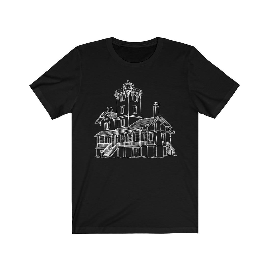 Hereford Inlet Light - Unisex Jersey Short Sleeve Tee