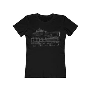 Art Museum & Water Works - Women's The Boyfriend Tee