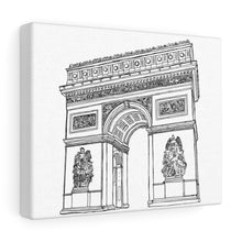 Load image into Gallery viewer, Arc de Triomphe-Canvas Gallery Wraps