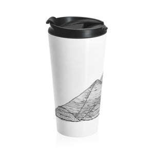 Pyramids - Stainless Steel Travel Mug