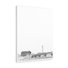 Load image into Gallery viewer, Arlington Memorial Bridge-Canvas Gallery Wraps