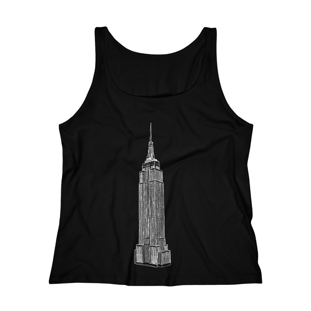 Empire State Building - Women's Relaxed Jersey Tank Top