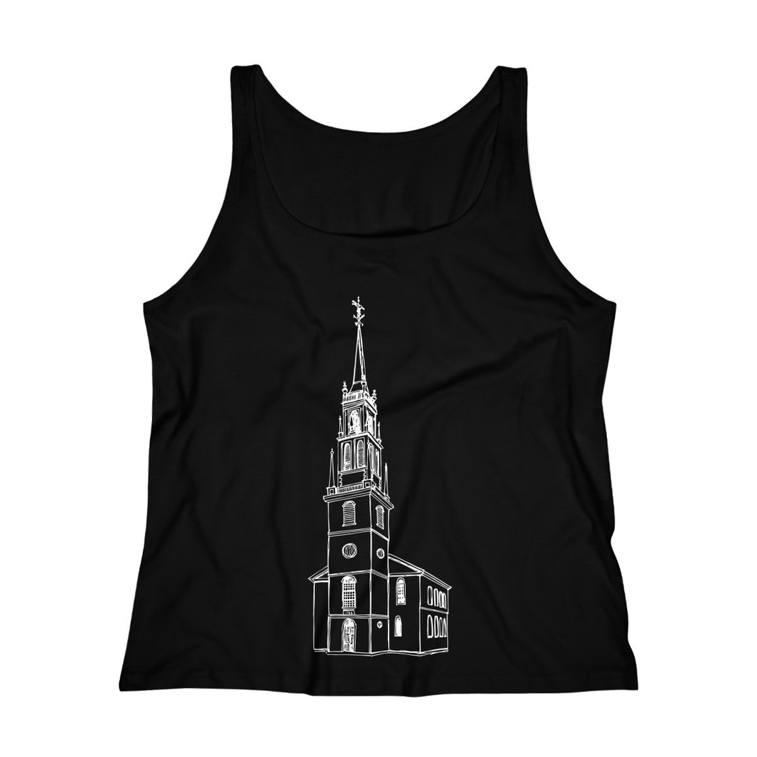 Old North Church - Women's Relaxed Jersey Tank Top