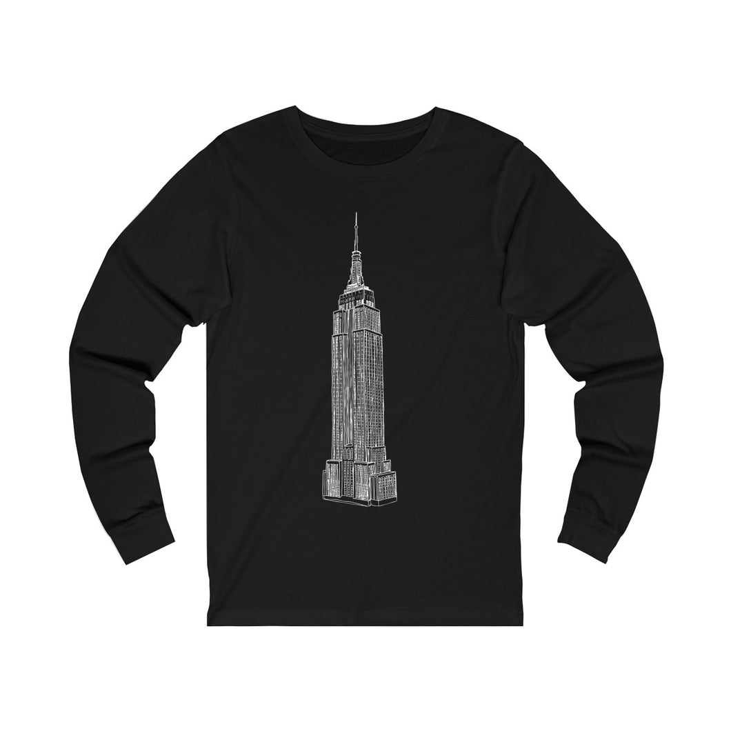 Empire State Building-Unisex Jersey Long Sleeve Tee