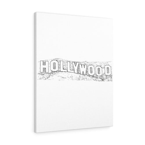 Hollywood Sign-Canvas Gallery Wraps