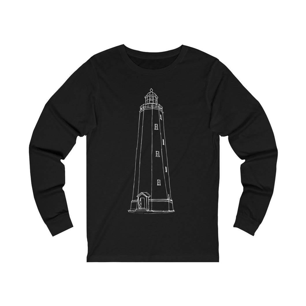 Sandy Hook Light - Unisex Jersey Long Sleeve Tee