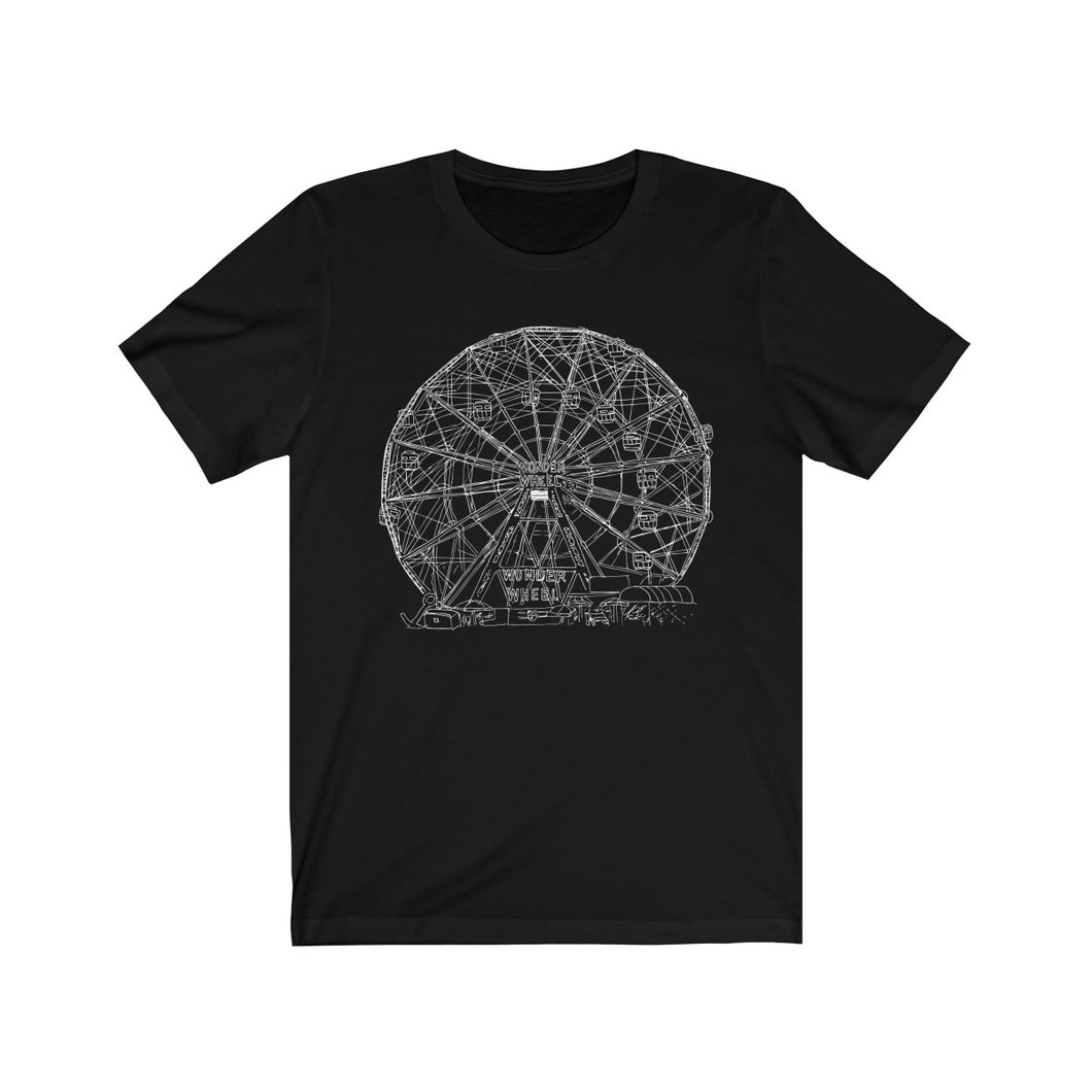 Wonder Wheel - Unisex Jersey Short Sleeve Tee