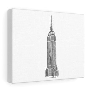 Empire State Building-Canvas Gallery Wraps