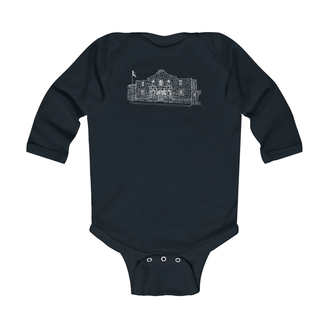 Alamo Chapel - Infant Long Sleeve Bodysuit