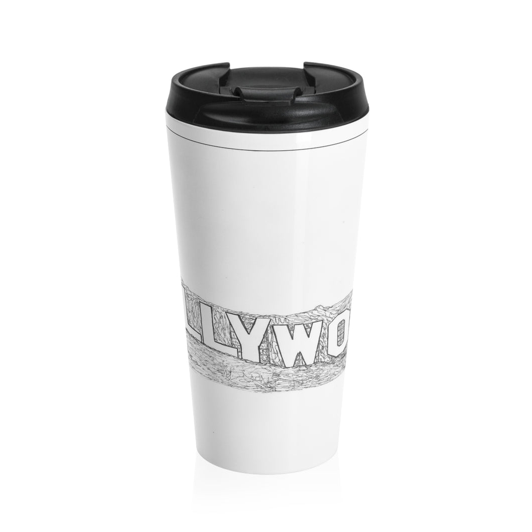 Hollywood Sign - Stainless Steel Travel Mug