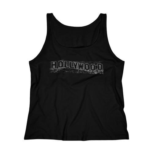 Hollywood Sign - Women's Relaxed Jersey Tank Top