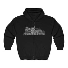 Load image into Gallery viewer, Notre Dame Cathedral - Unisex Heavy Blend™ Full Zip Hooded Sweatshirt