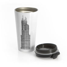 Load image into Gallery viewer, Willis Tower - Stainless Steel Travel Mug