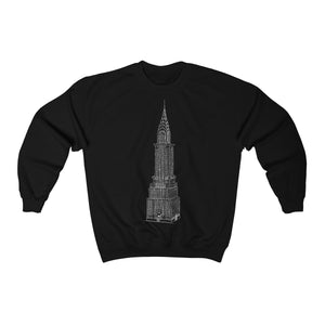 Chrysler Building - Unisex Heavy Blend™ Crewneck Sweatshirt