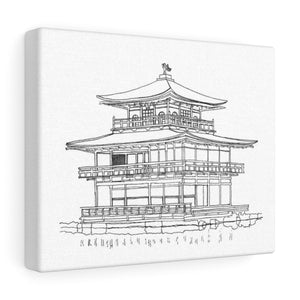 Kinkaku-ji Temple-Canvas Gallery Wraps