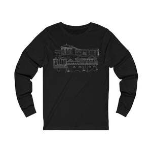 Art Museum & Water Works - Unisex Jersey Long Sleeve Tee