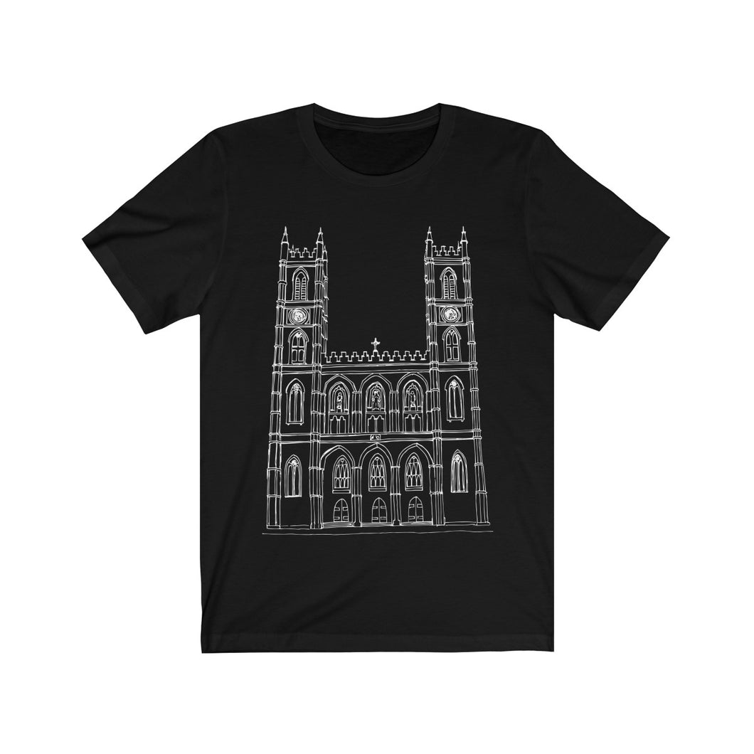 Notre-Dame Basilica - Unisex Jersey Short Sleeve Tee