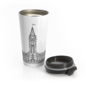Centre Block - Stainless Steel Travel Mug