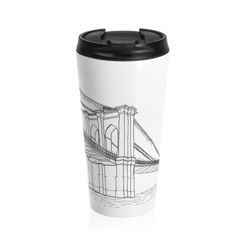Brooklyn Bridge - Stainless Steel Travel Mug