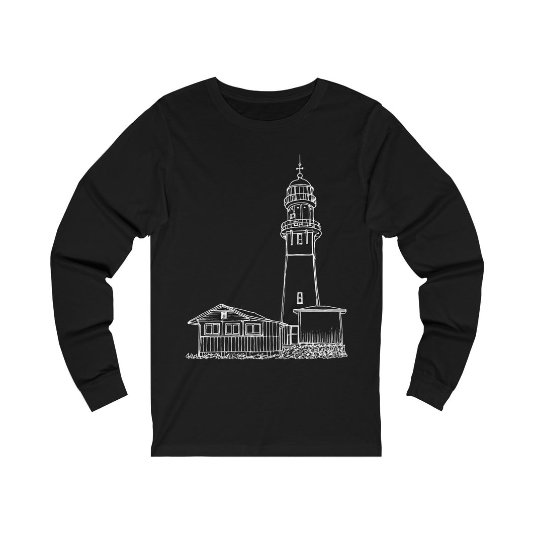 Diamond Head Lighthouse - Unisex Jersey Long Sleeve Tee