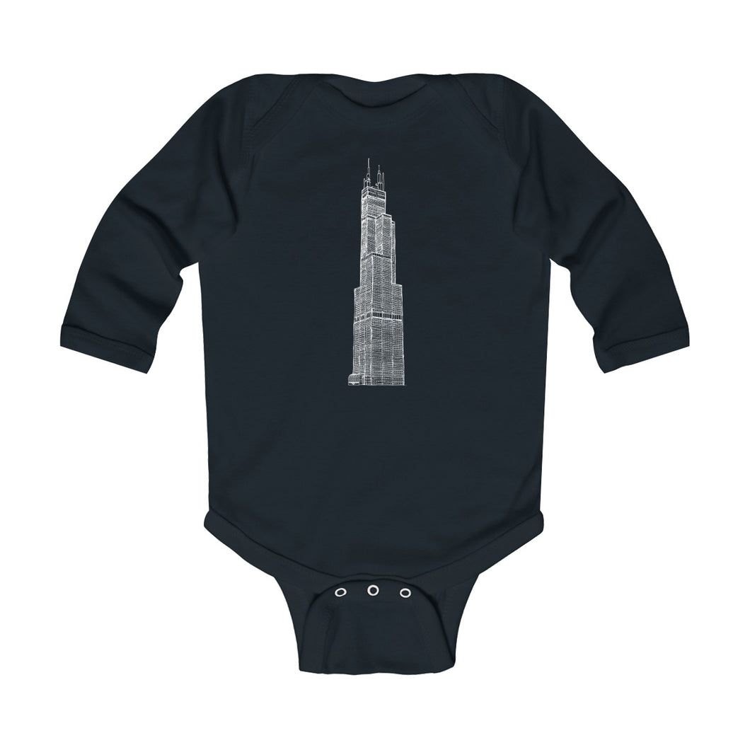 Willis Tower - Infant Long Sleeve Bodysuit