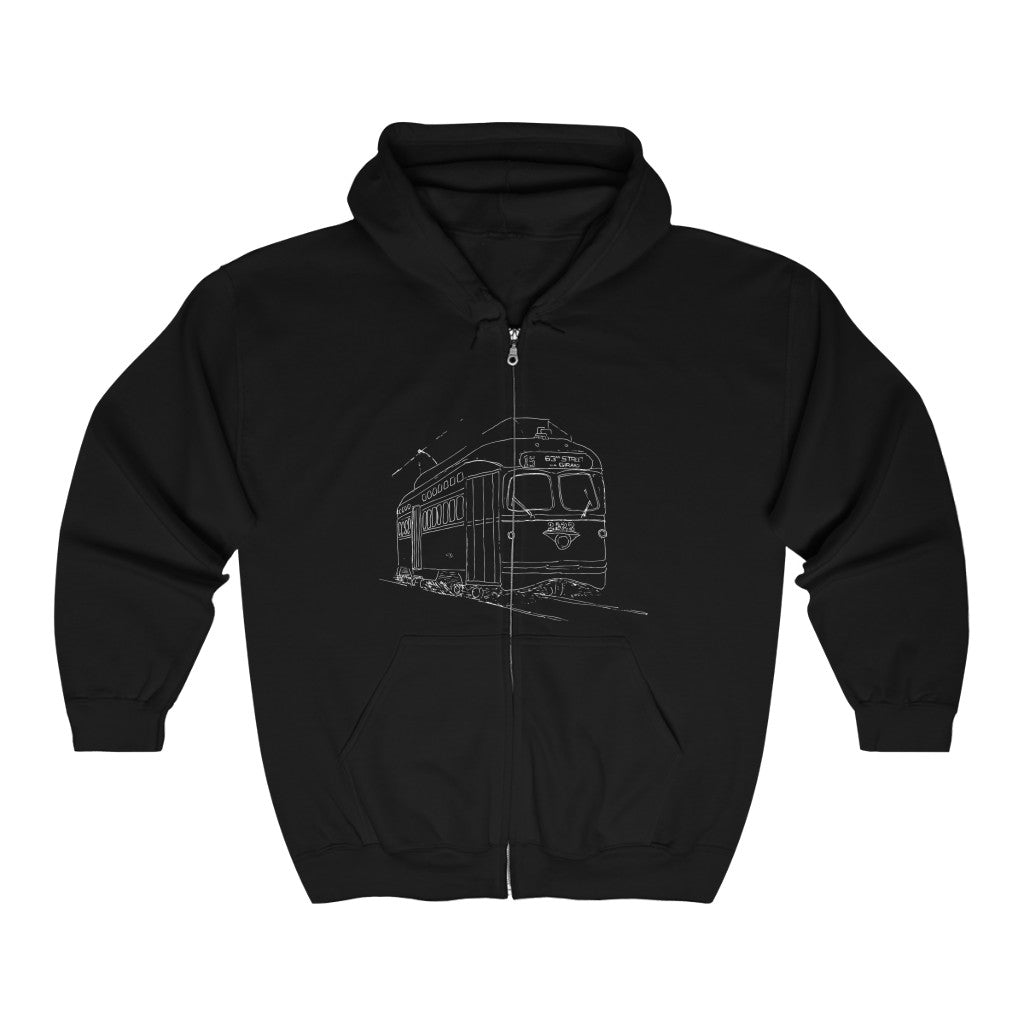 Trolley - Unisex Heavy Blend™ Full Zip Hooded Sweatshirt